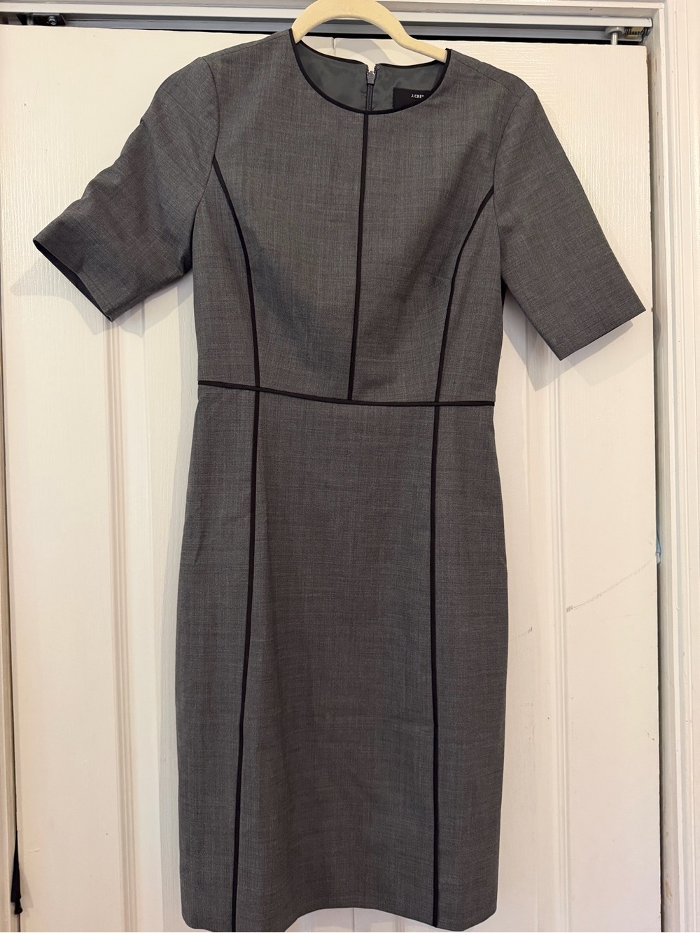 J.crew Paneled Sheath Dress in 365 Everyday Stretch Wool Nwt Sz 0